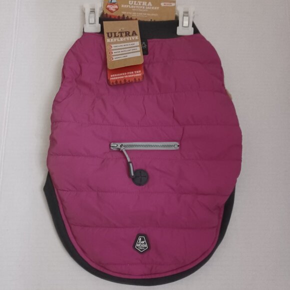 ARCADIA TRAIL ULTRA REFLECTIVE DOG JACKET PINK SIZE MEDIUM - Picture 1 of 8